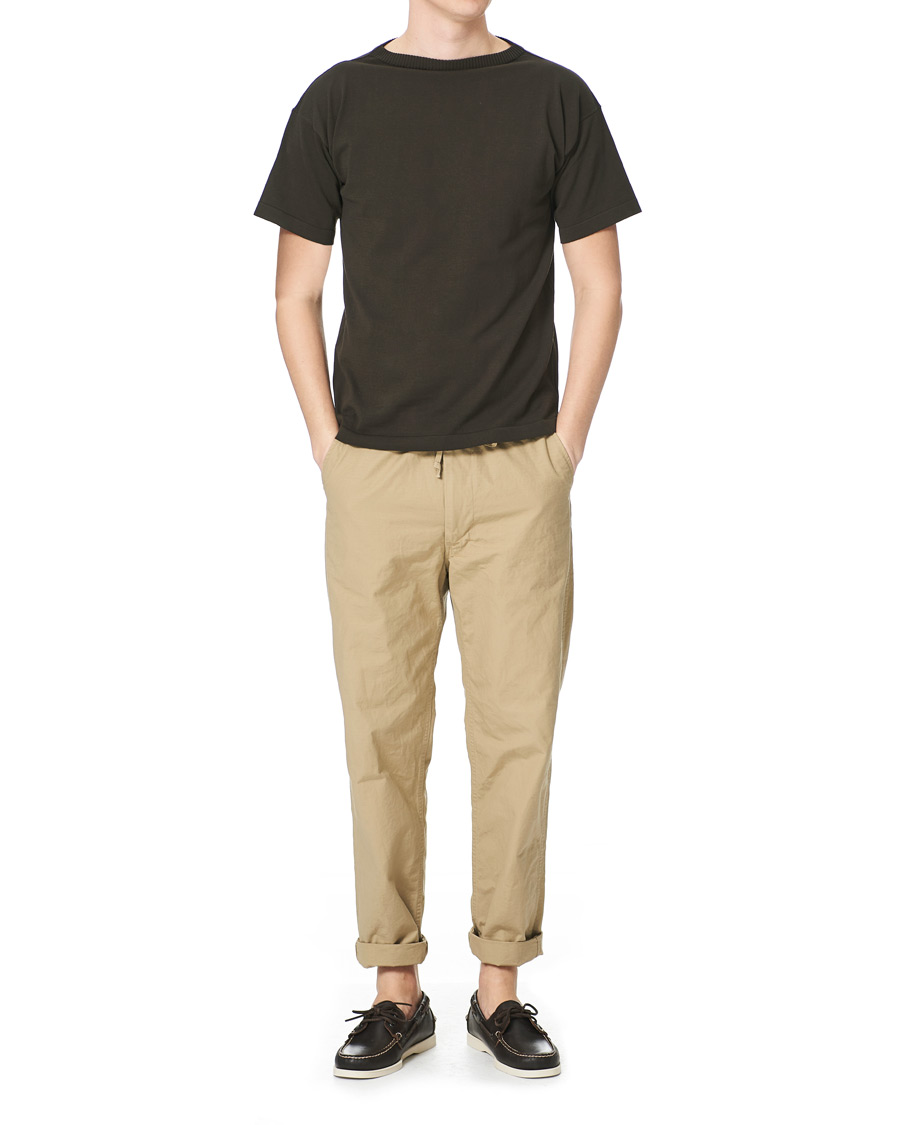 Herre | T-Shirts | Andersen-Andersen | Boatsman Short Sleeve Tee Hunting Green