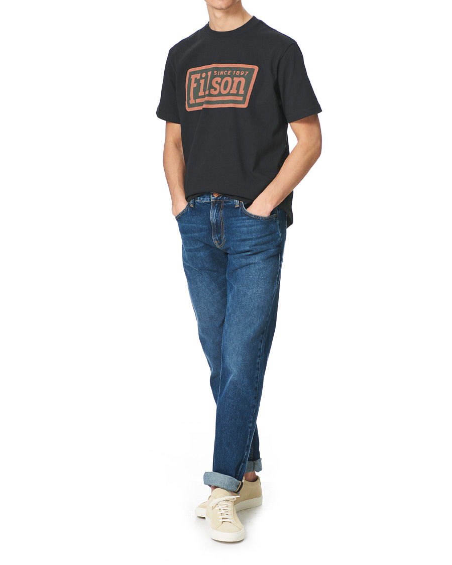 Herre | T-Shirts | Filson | Made In USA Pioneer Graphic Tee Black