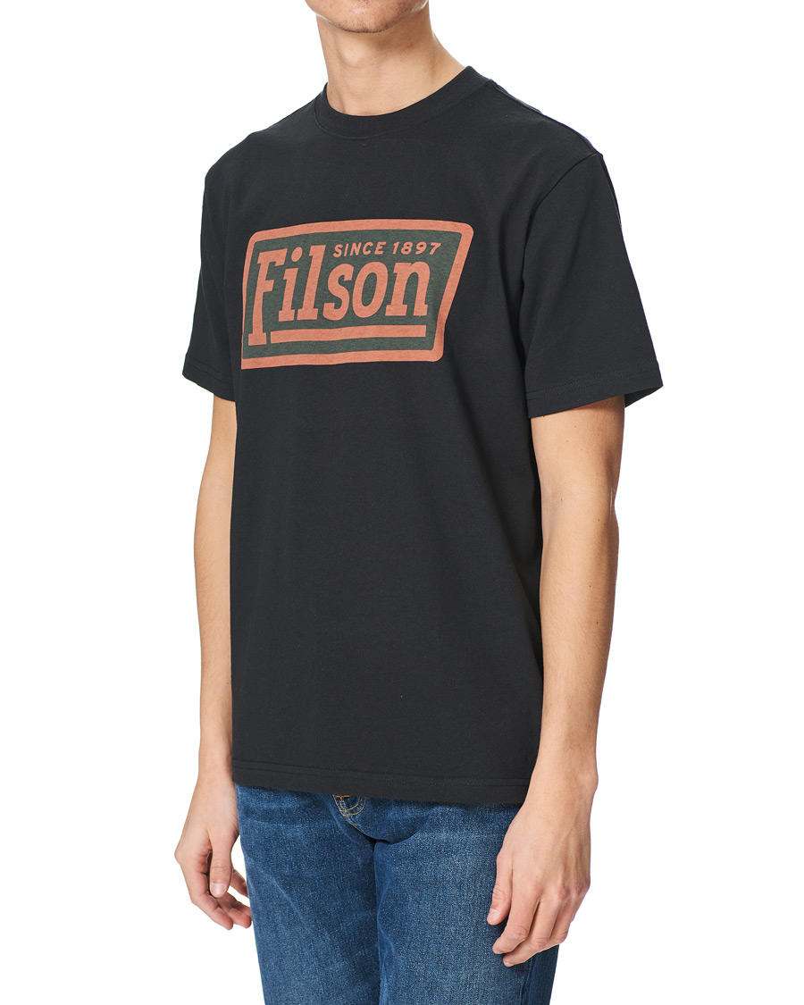 Herre | T-Shirts | Filson | Made In USA Pioneer Graphic Tee Black