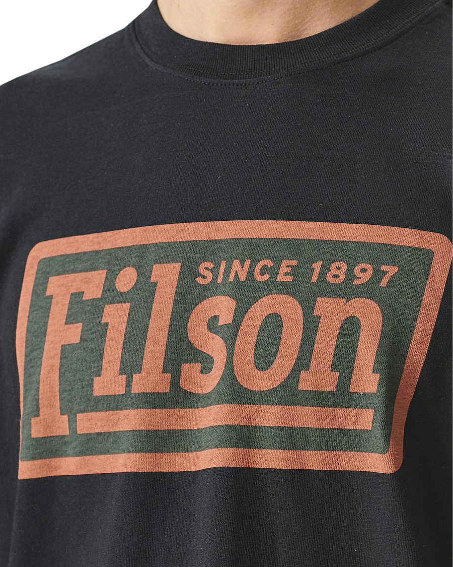 Herre | T-Shirts | Filson | Made In USA Pioneer Graphic Tee Black