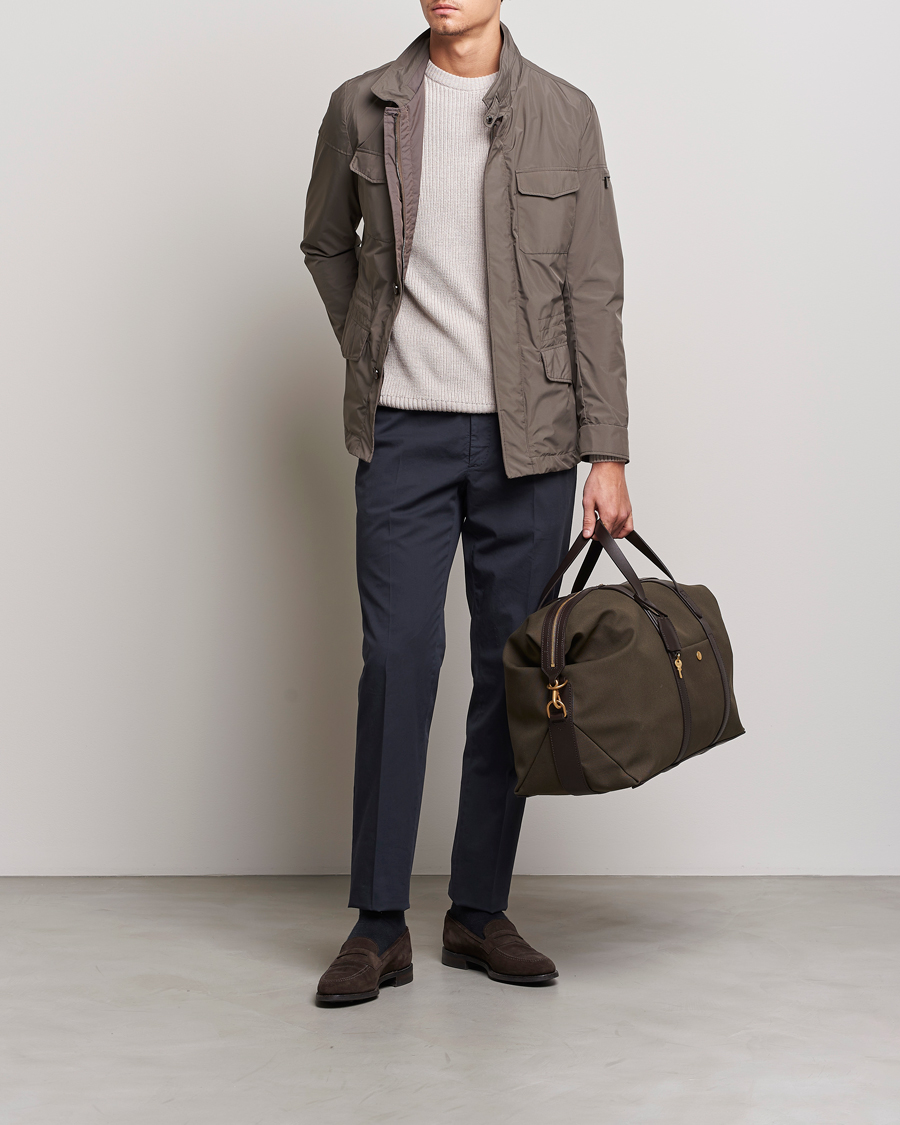 Herre | Tasker | Mismo | MismoM/S Avail 48h Nylon WeekendbagArmy/Dark Brown