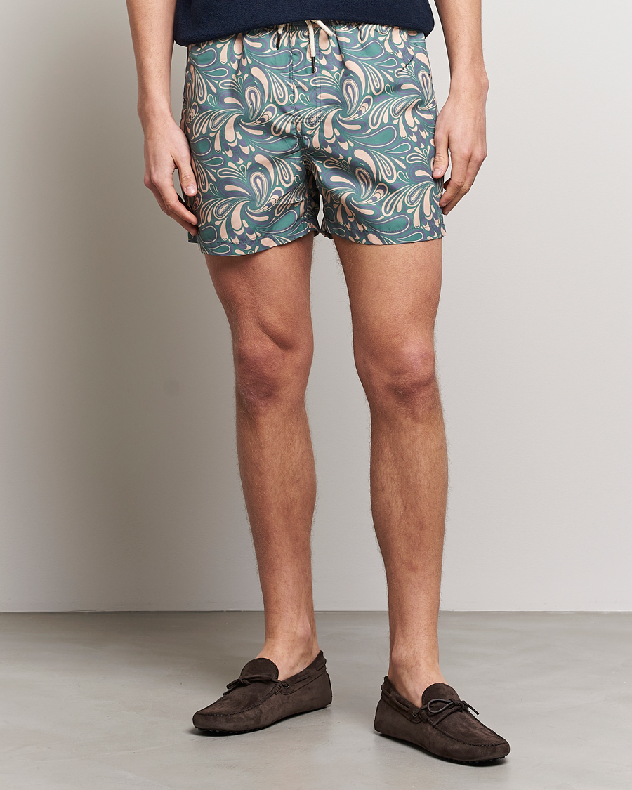 Herre | Badebukser | OAS | Printed Swimshorts Woodstock