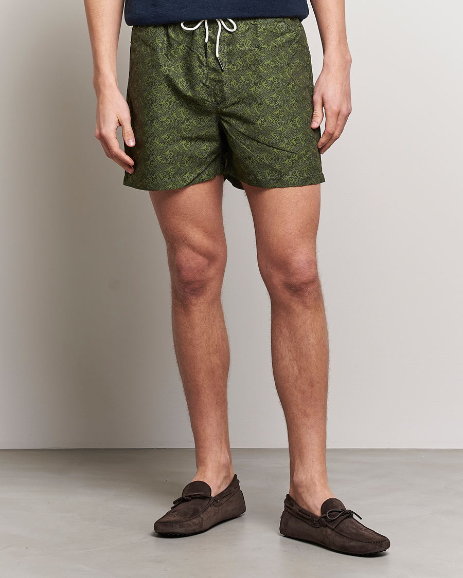 Herre |  | OAS | Printed Swimshorts Green Squiggle