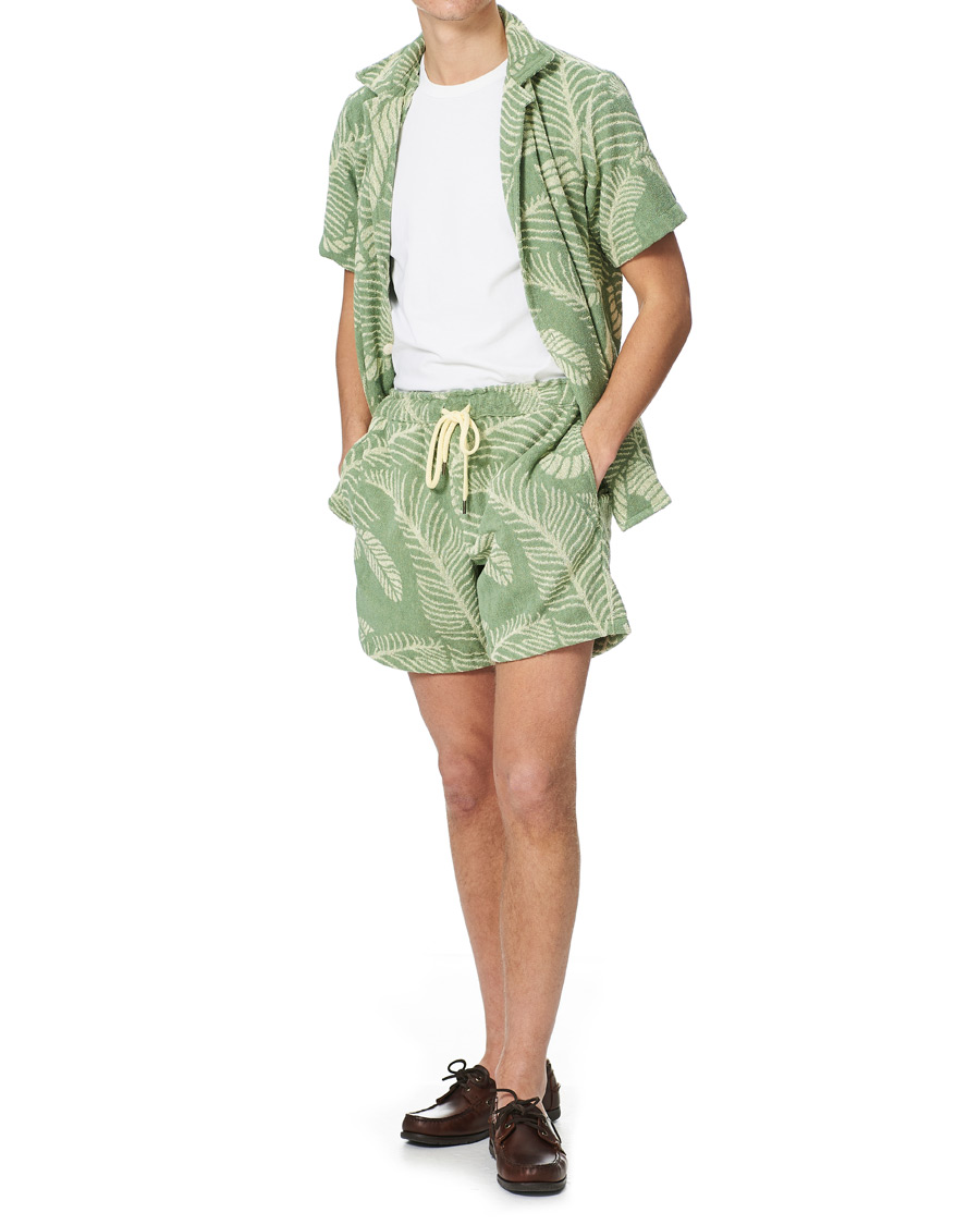 Herre | Shorts | OAS | Banana Leaf Terry Shorts Green