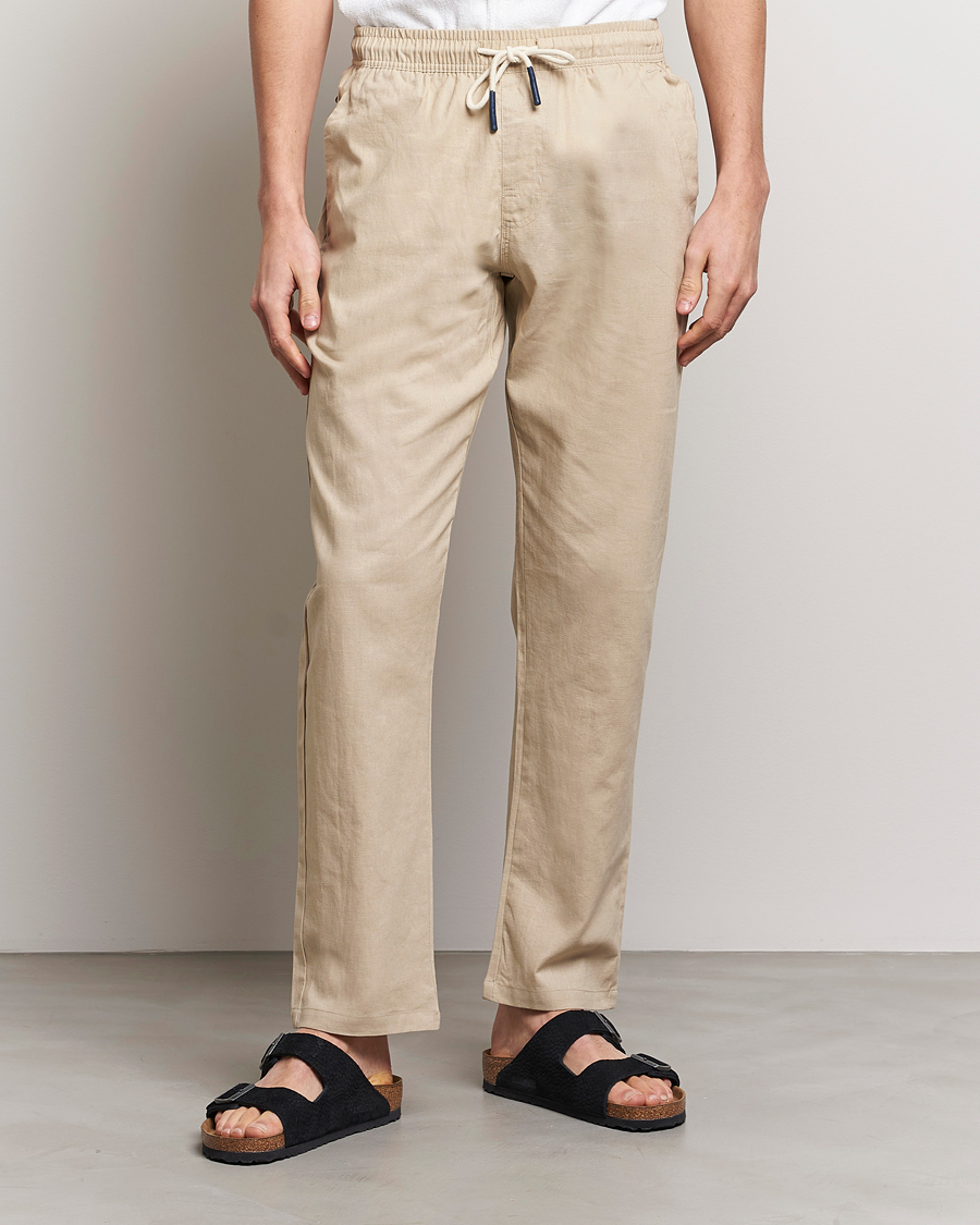 Herre | The linen lifestyle | OAS | Linen Long Pants Beige