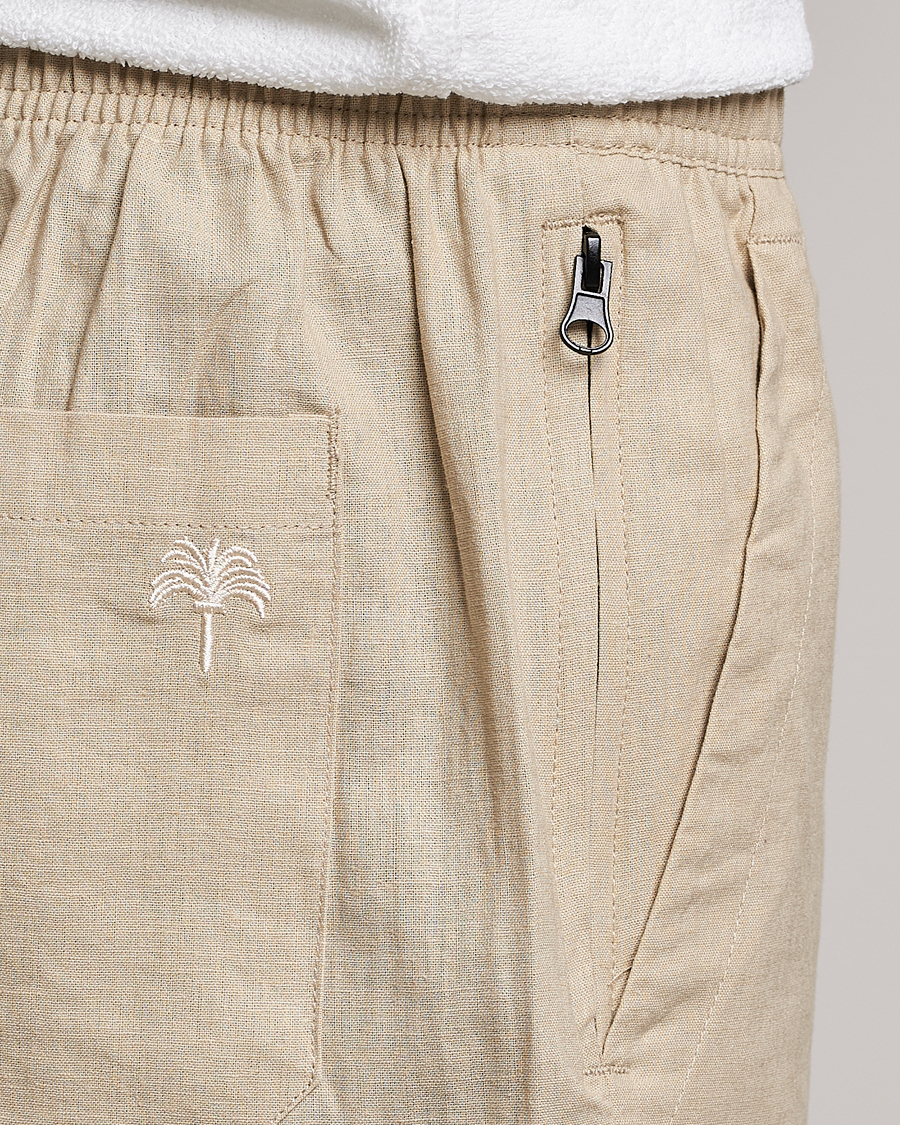 Herre | Bukser | OAS | Linen Long Pants Beige