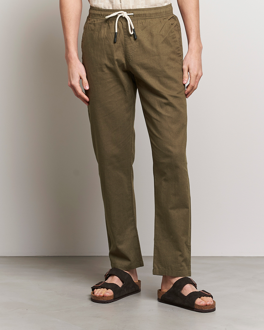 Herre | The linen lifestyle | OAS | Linen Long Pants Army