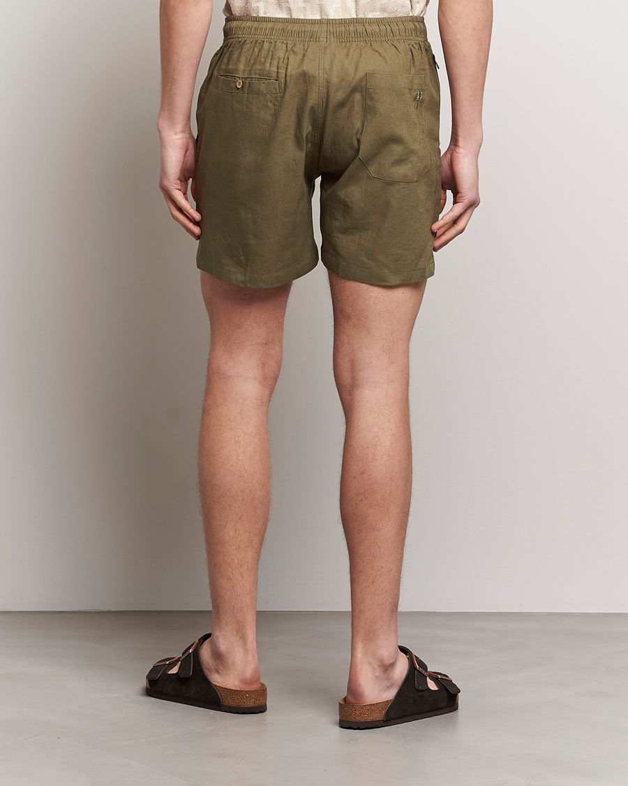 Herre | Shorts | OAS | Linen Shorts Army