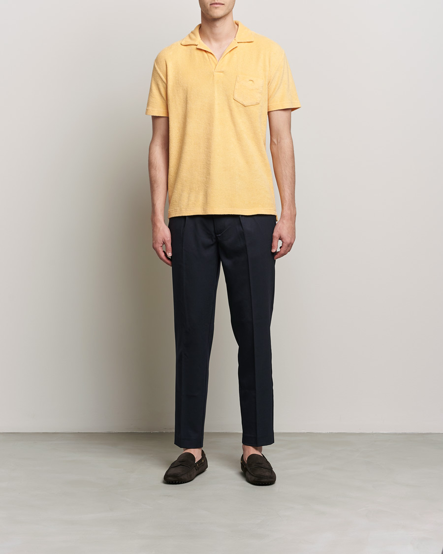 Herre | Polotrøjer | OAS | Short Sleeve Terry Polo Peach