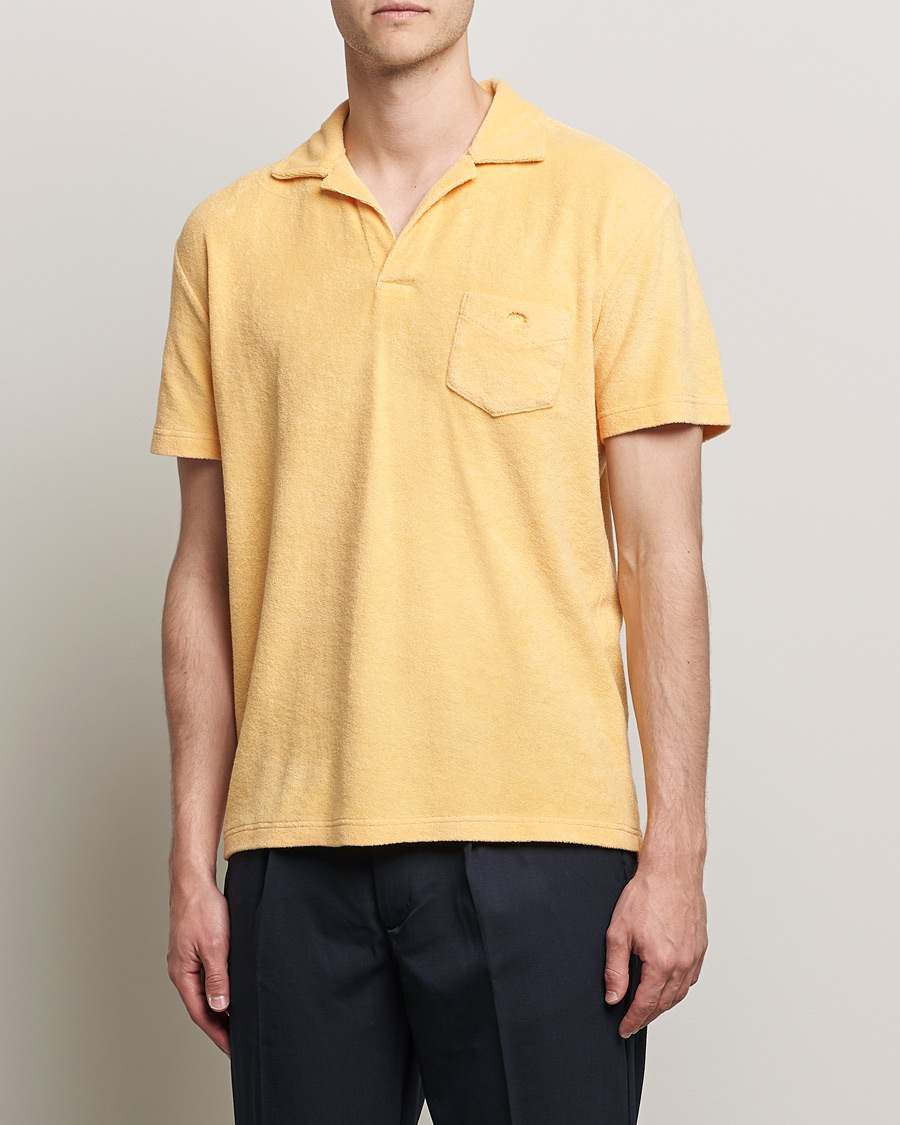 Herre | Polotrøjer | OAS | Short Sleeve Terry Polo Peach