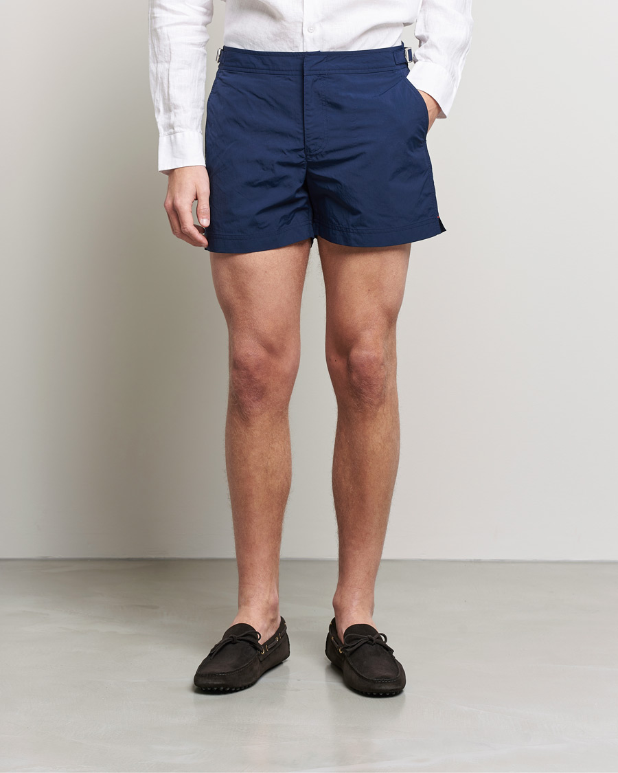 Herr | Dressade badbyxor | Orlebar Brown | Setter II Short Length Swim Shorts Navy