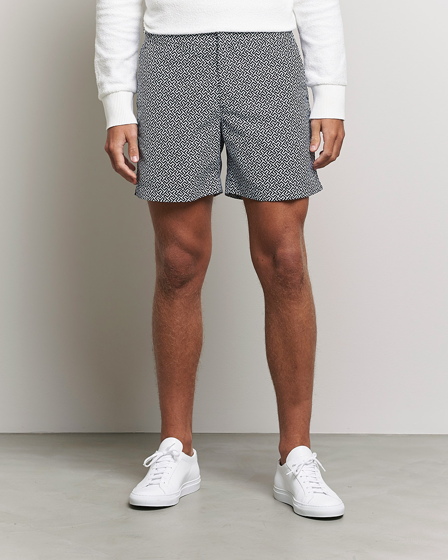 Herre | Tøj | Orlebar Brown | Bulldog Narin Medium Length Swim Shorts Navy