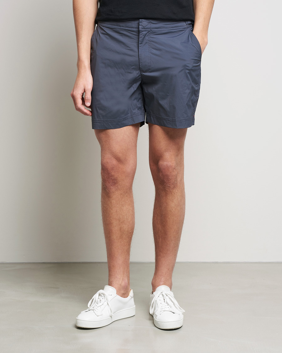 Herre | Orlebar Brown Bulldog Sport Swim Shorts Ebony | Orlebar Brown | Bulldog Sport Swim Shorts Ebony