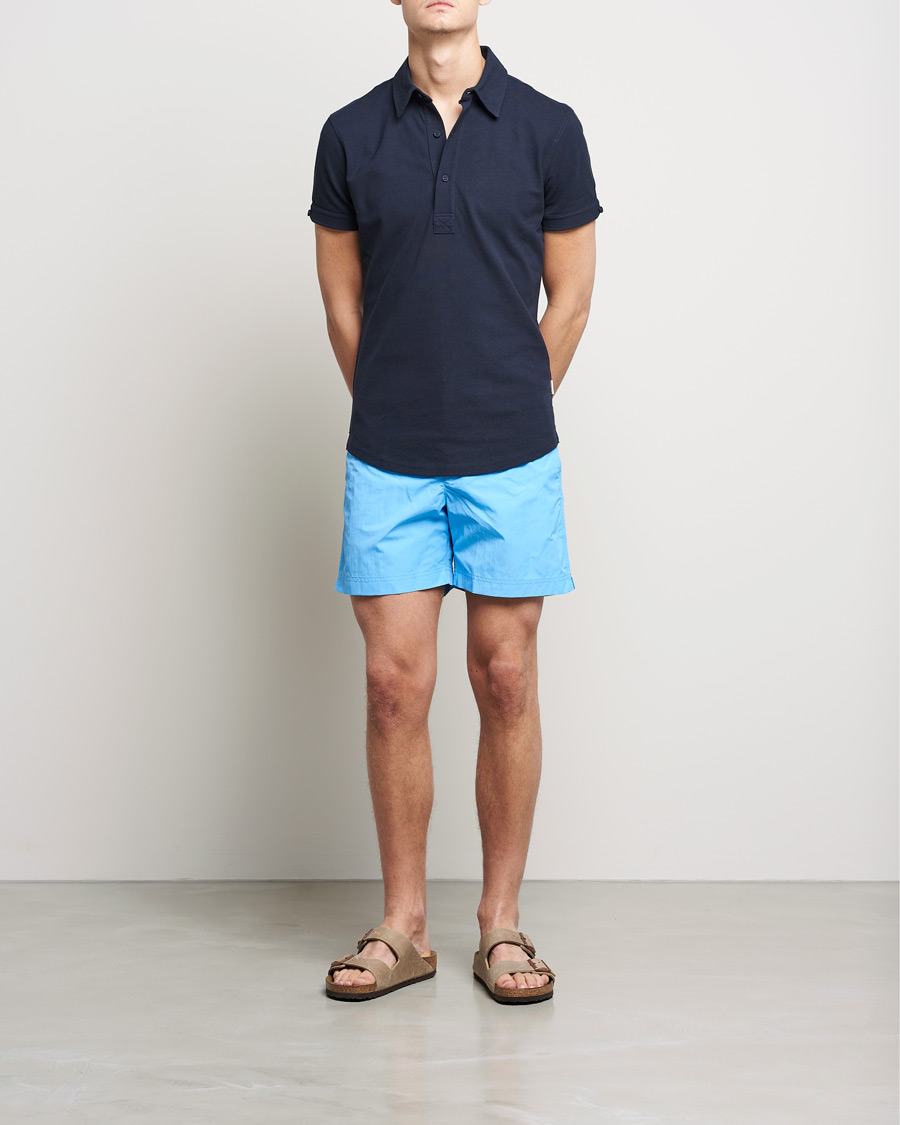 Herre | Polotrøjer | Orlebar Brown | Sebastian Tailored Cotton Polo Navy