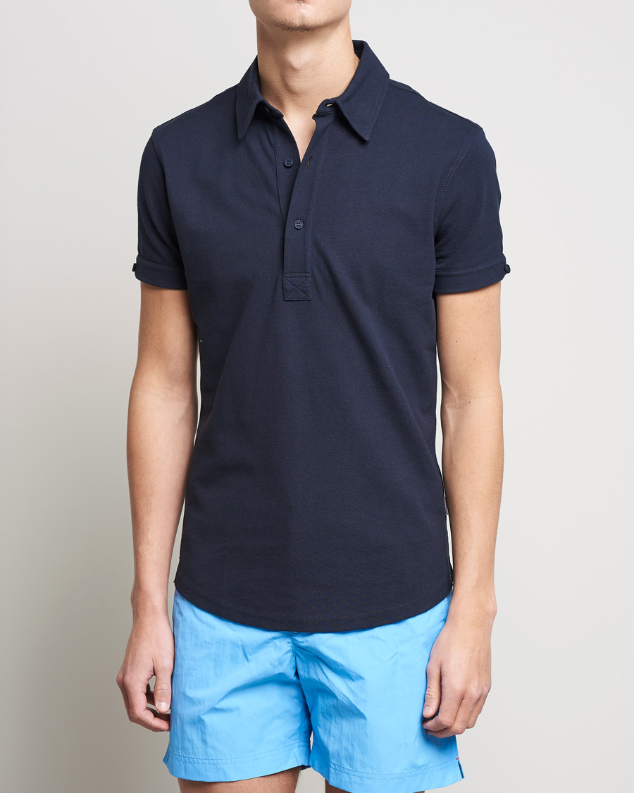 Herr |  | Orlebar Brown | Sebastian Tailored Cotton Polo Navy