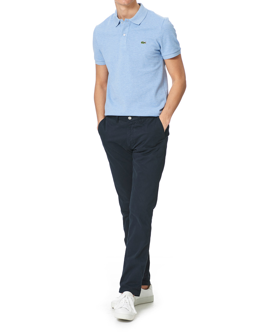 Herre | Polotrøjer | Lacoste | Slim Fit Polo Piké Cloudy Blue