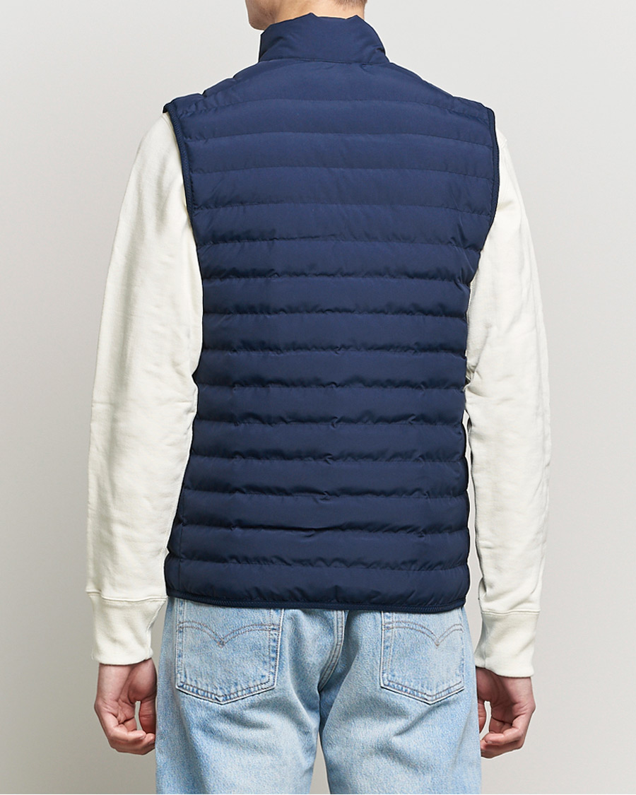 Herre | Veste | Lacoste | Lightweight Water-Resistant Quilted Zip Vest Navy Blue