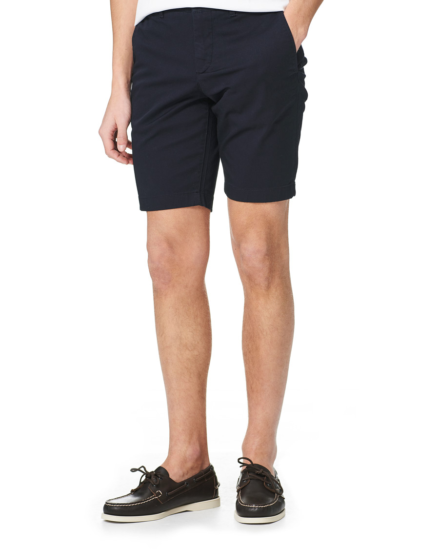 Herre | Shorts | Lacoste | Slim Fit Stretch Cotton Bermuda Shorts Navy Blue