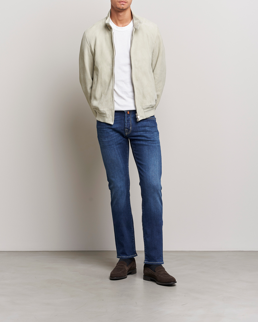 Herre | Jeans | Jacob Cohën | Nick 622 Slim Fit Stretch Jeans Medium Dark