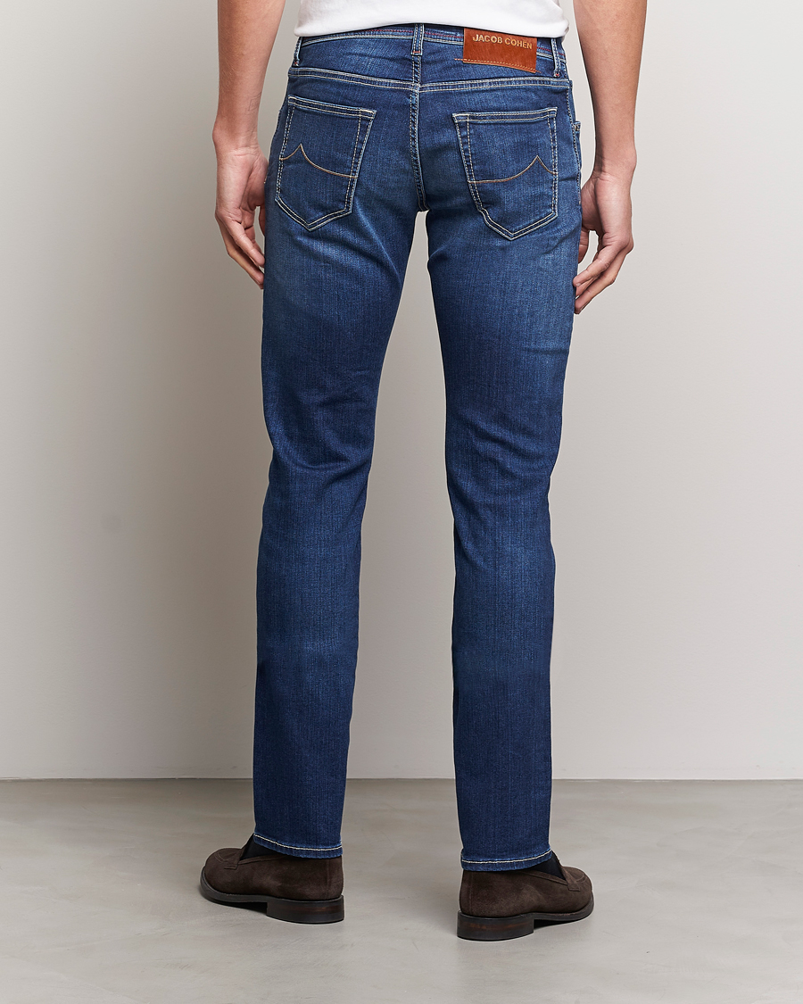 Herre | Jeans | Jacob Cohën | Nick 622 Slim Fit Stretch Jeans Medium Dark