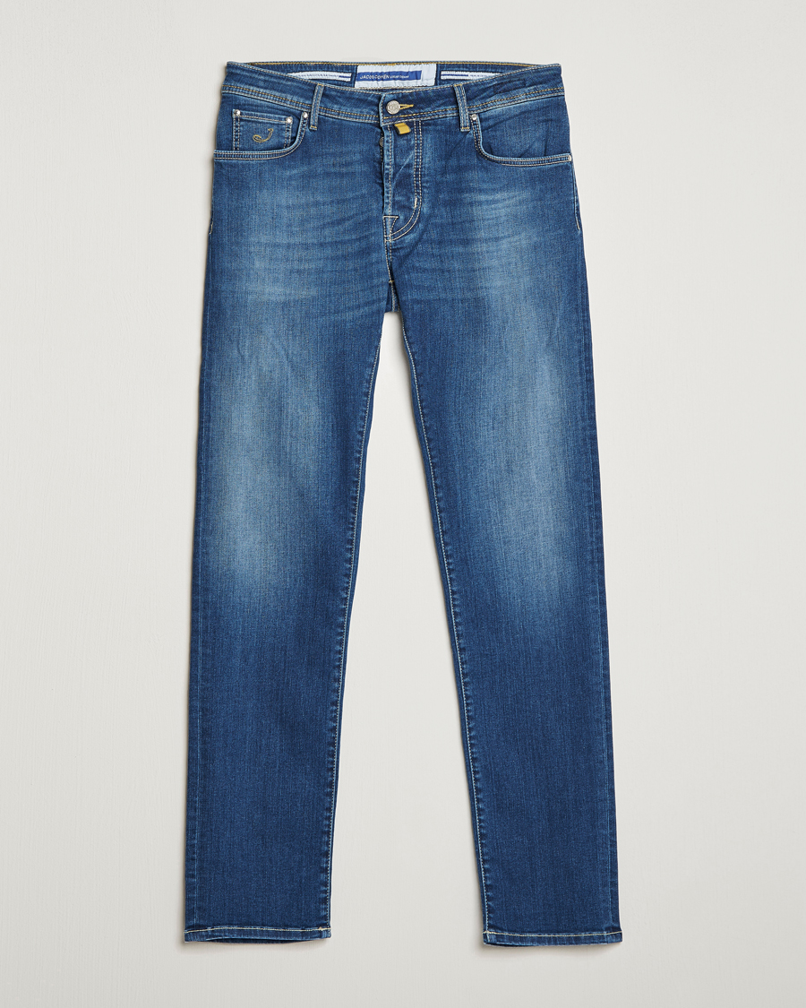 Herre |  | Jacob Cohën | Nick 622 Slim Fit Stretch Jeans Stone Wash