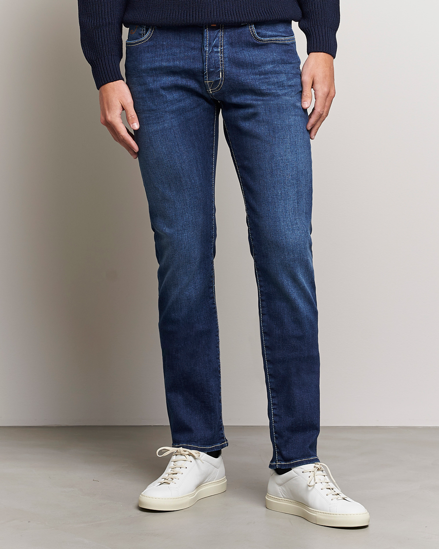 Herr |  | Jacob Cohën | Bard 688 Slim Fit Stretch Jeans Medium Dark