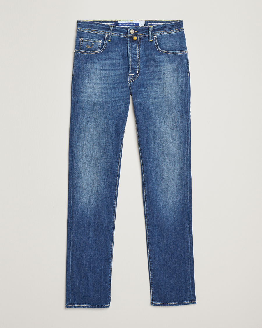 Herre |  | Jacob Cohën | Bard 688 Slim Fit Stretch Jeans Stone Wash