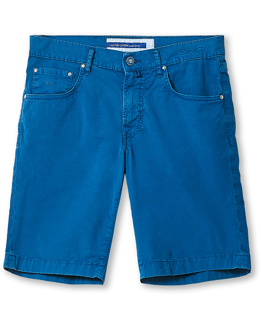 Herre | Shorts | Jacob Cohën | Nicolas Cotton Shorts Blue