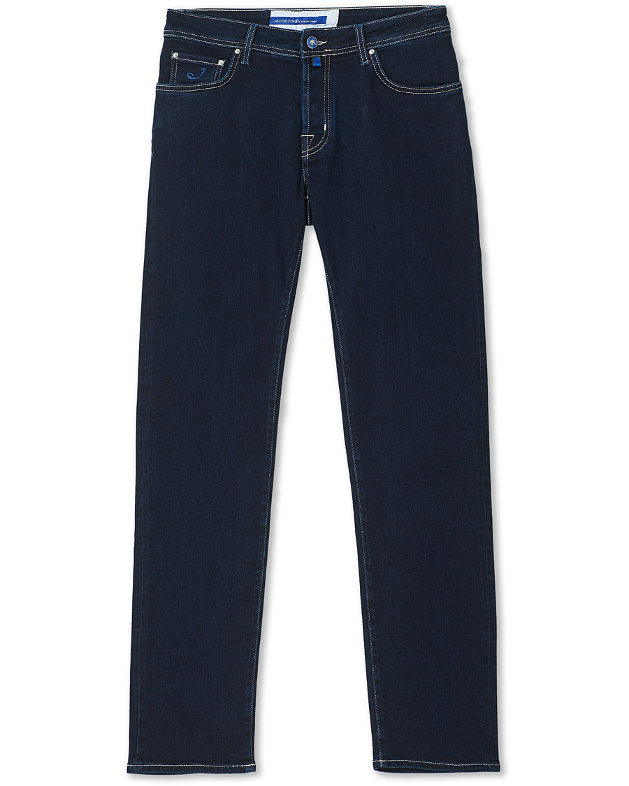 Herre | Jeans | Jacob Cohën | 622 Nick Slim Fit Super Stretch Jeans Dark Blue