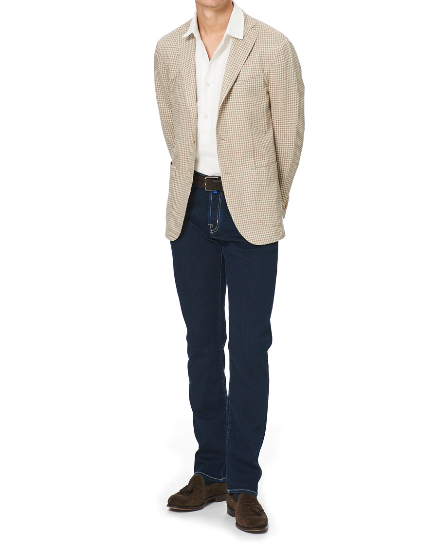 Herre | Jeans | Jacob Cohën | 622 Nick Slim Fit Super Stretch Jeans Dark Blue