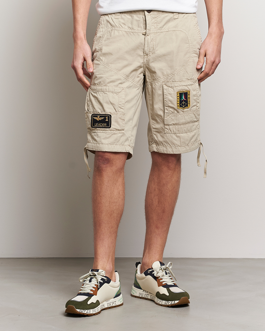 Herre | Shorts | Aeronautica Militare | 7AMH Heritage Bermuda Shorts Sand