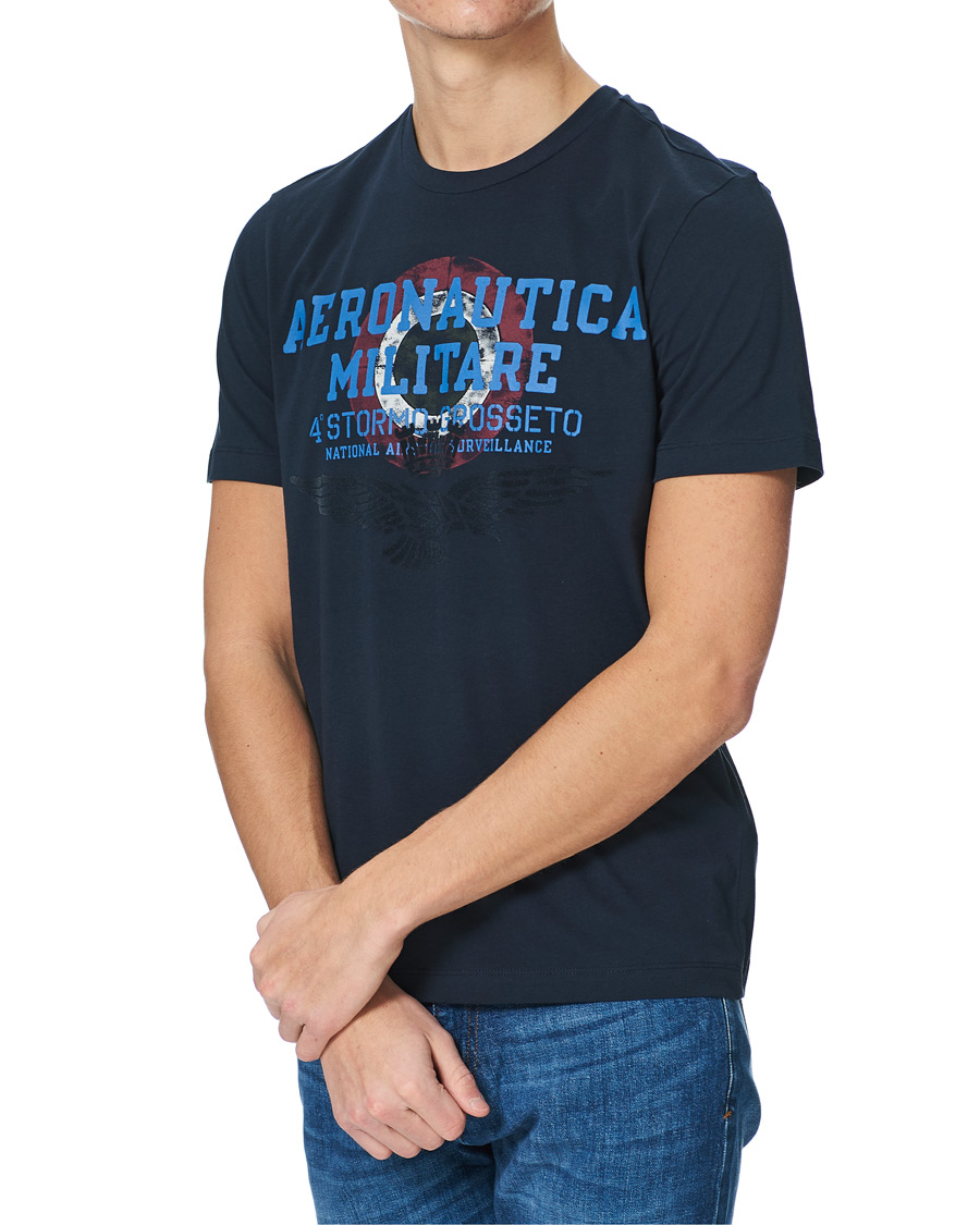Herre | T-Shirts | Aeronautica Militare | TS1950 Tee Dark Navy