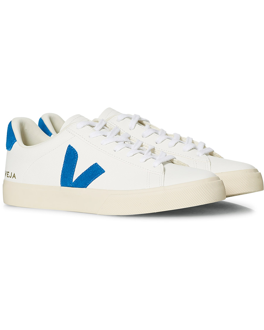 Herre | Veja Campo Sneaker Extra White /Swedish Blue | Veja | Campo Sneaker Extra White /Swedish Blue