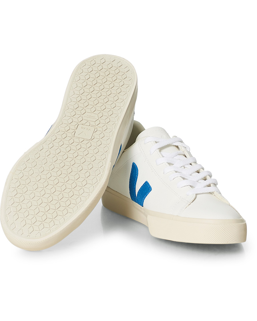 Herre | Veja Campo Sneaker Extra White /Swedish Blue | Veja | Campo Sneaker Extra White /Swedish Blue