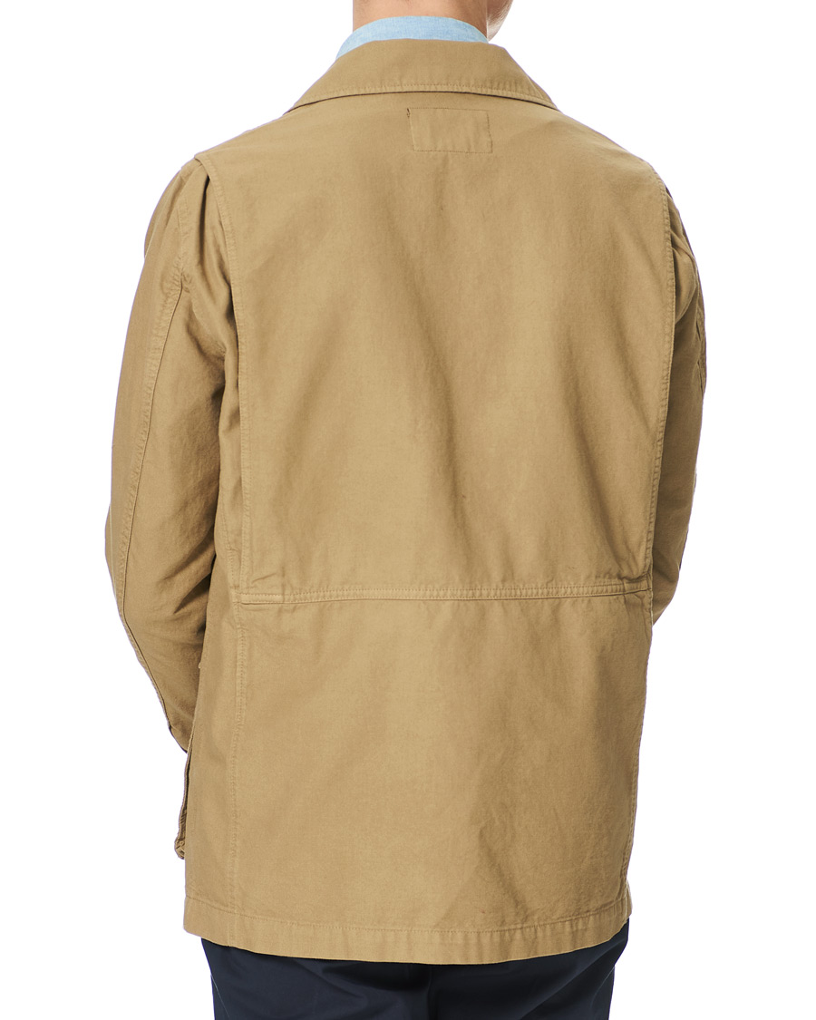 Herre | Jakker | Oscar Jacobson | Wester Cotton Field Jacket Beige