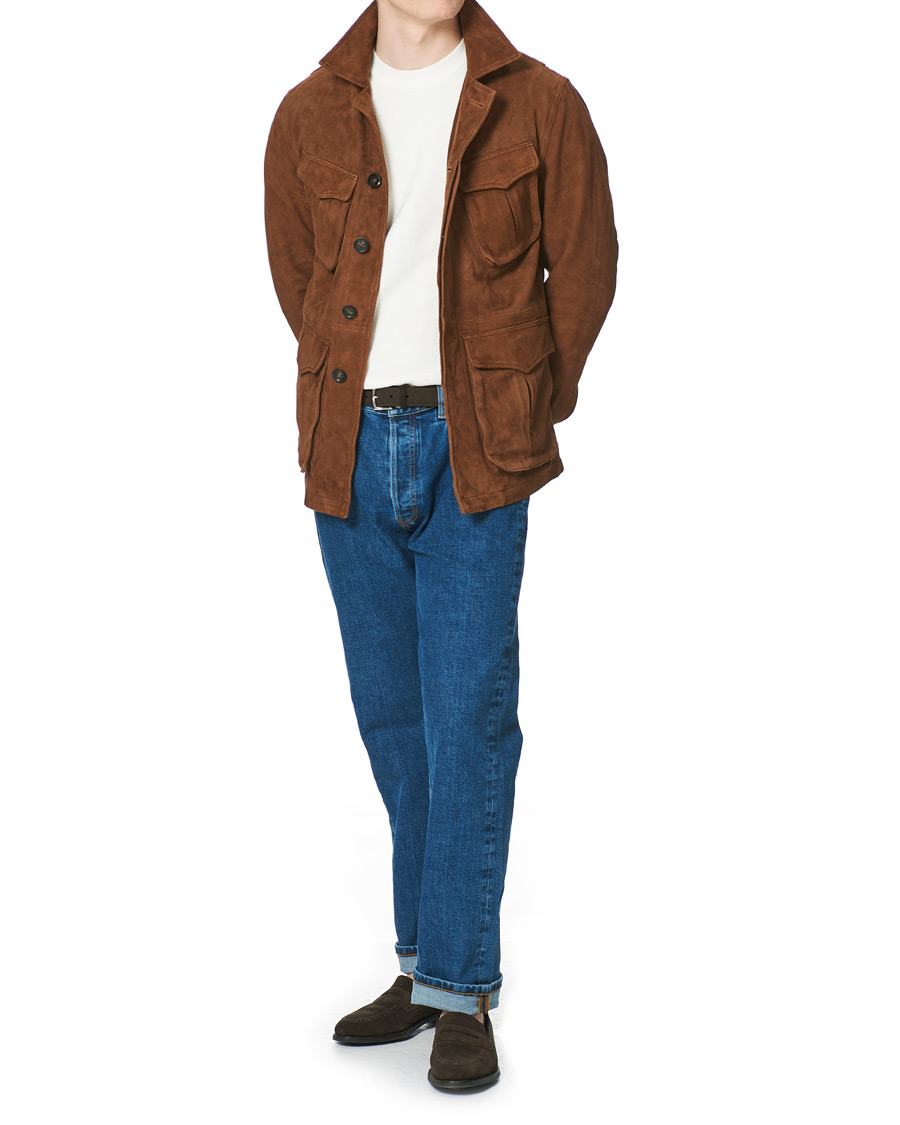 Herre | Jakker | Oscar Jacobson | Wester Sude Field Jacket Brown