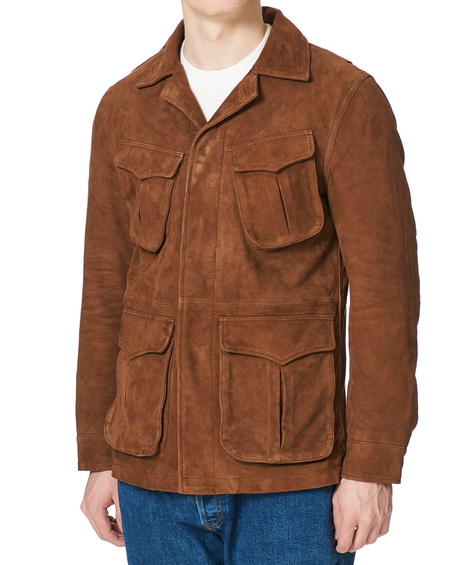 Herre | Jakker | Oscar Jacobson | Wester Sude Field Jacket Brown