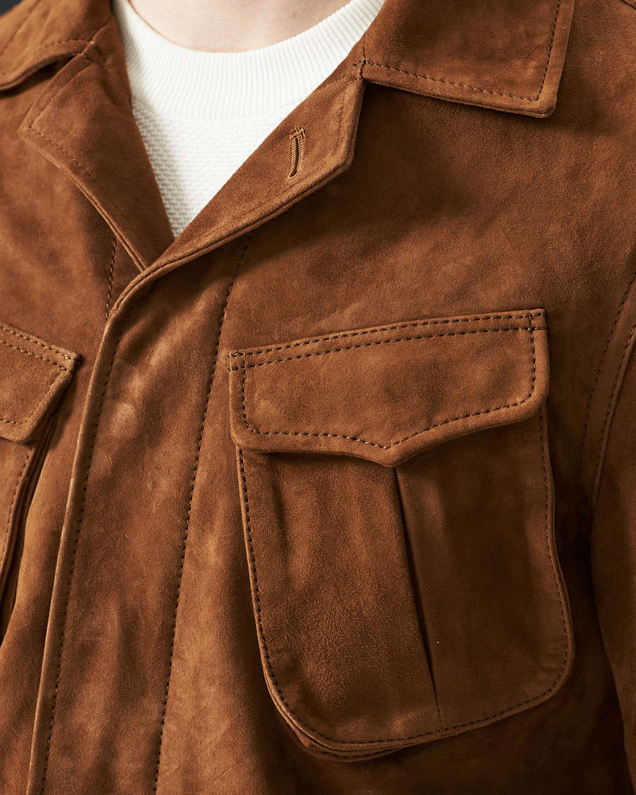 Herre | Jakker | Oscar Jacobson | Wester Sude Field Jacket Brown
