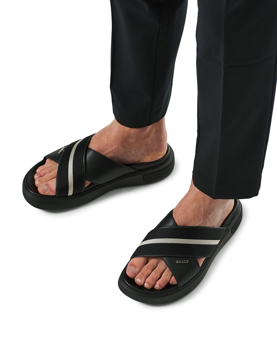 Herre | Bally Jake Sandal Black | Bally | Jake Sandal Black