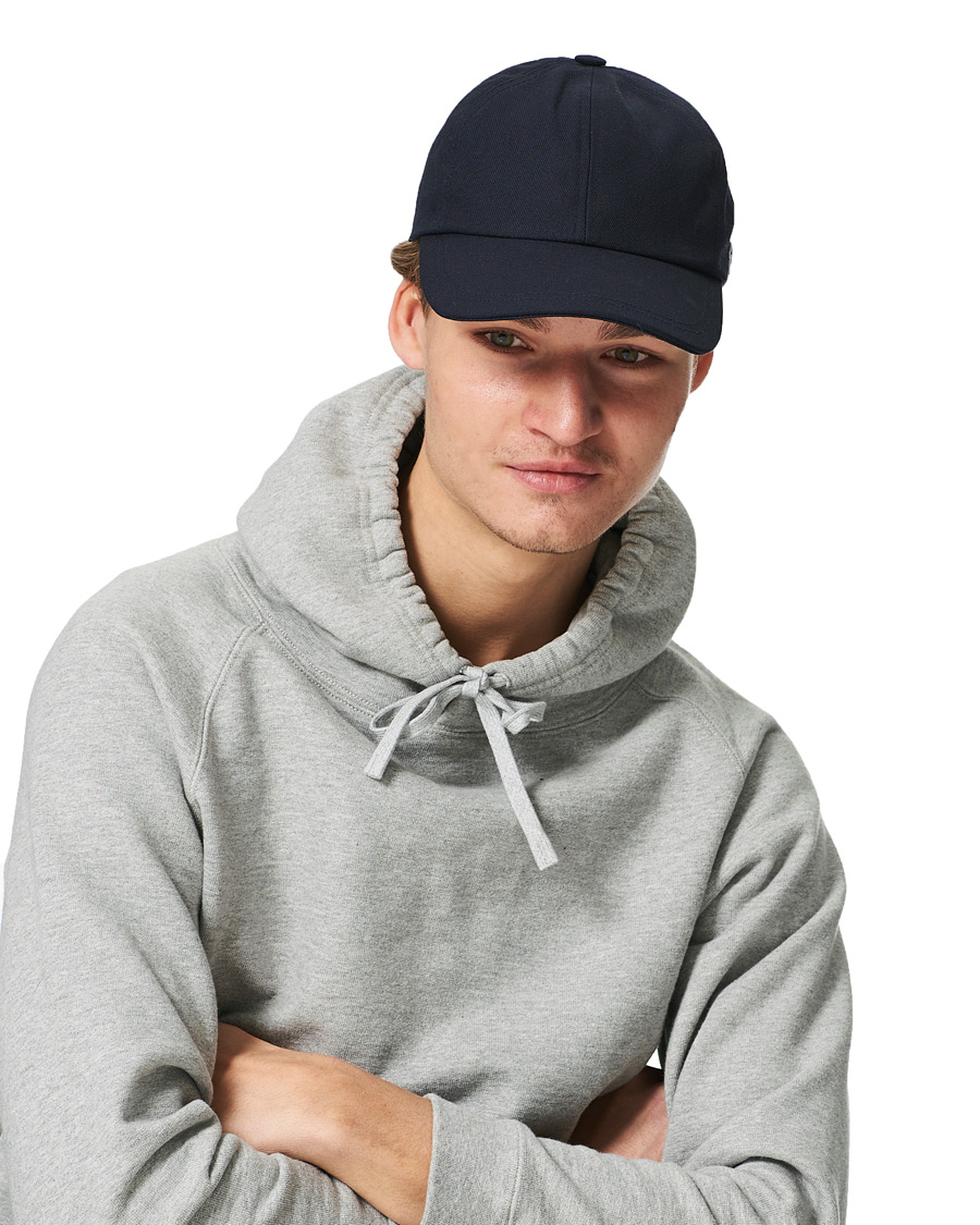 Herre | Maison Kitsuné Tricolor Fox Cap Navy | Maison Kitsuné | Tricolor Fox Cap Navy