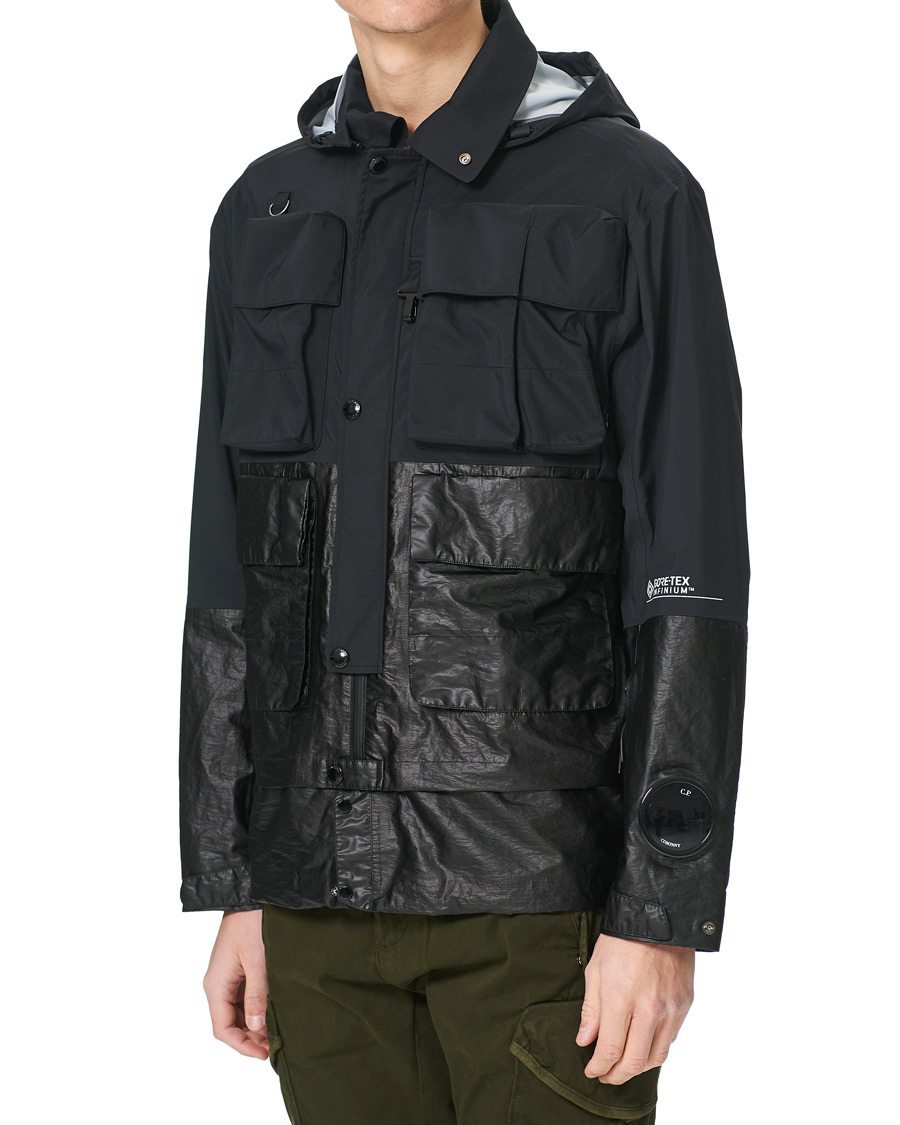 Herre | Jakker | C.P. Company | GORE-TEX Infinum Waterproof Hooded Jacket Black