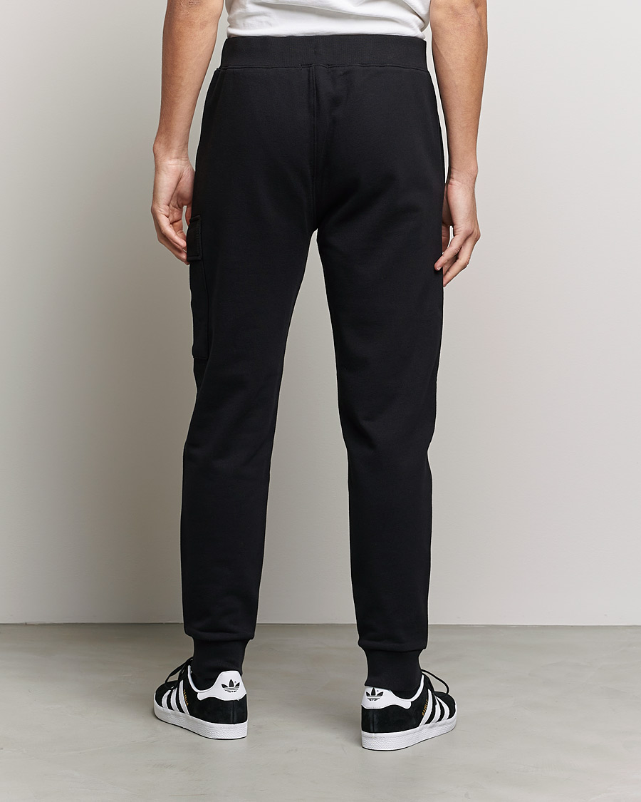 Herre | Bukser | C.P. Company | Diagonal Raised Fleece Lens Sweatpants Black