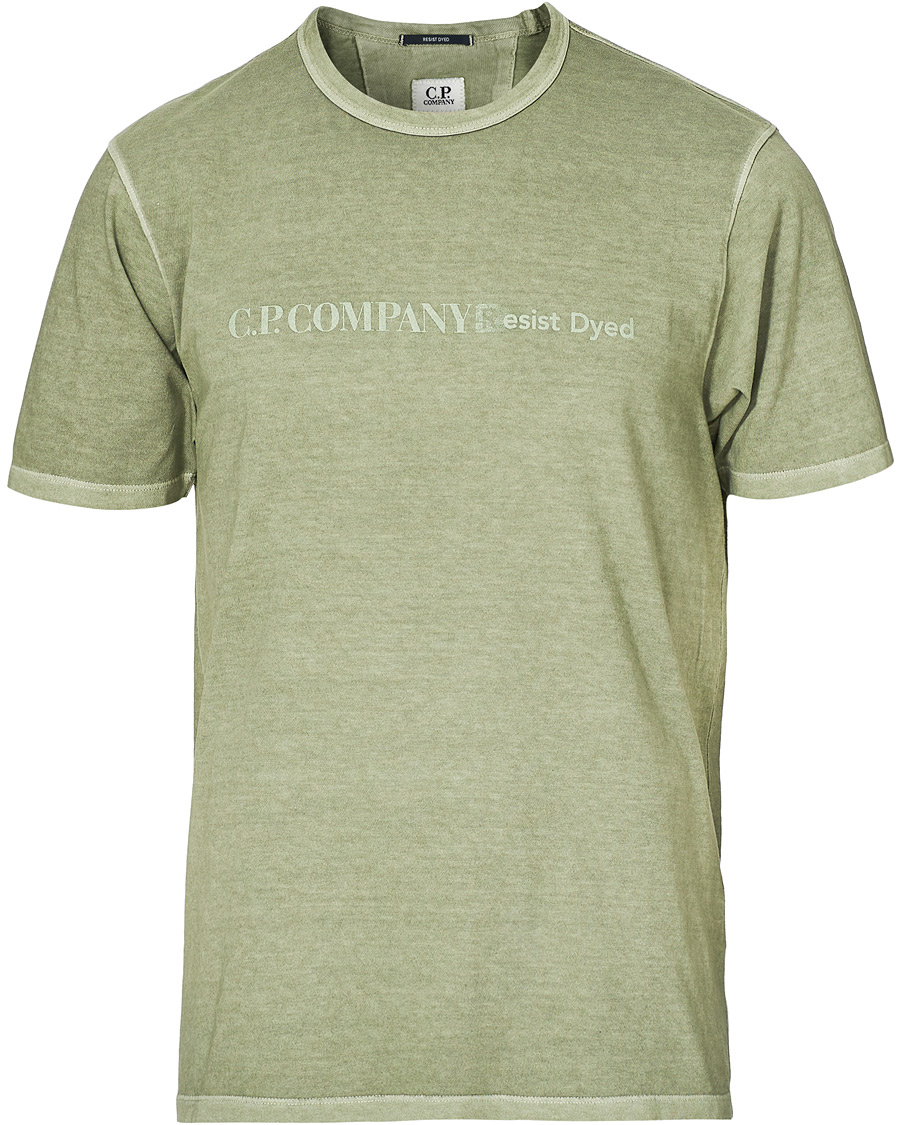 Herre | T-Shirts | C.P. Company | Resist Dyed Tee Olive