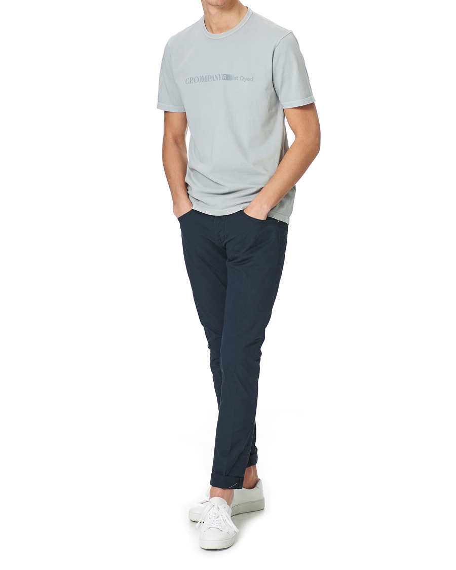 Herre | T-Shirts | C.P. Company | Resist Dyed Tee Grey