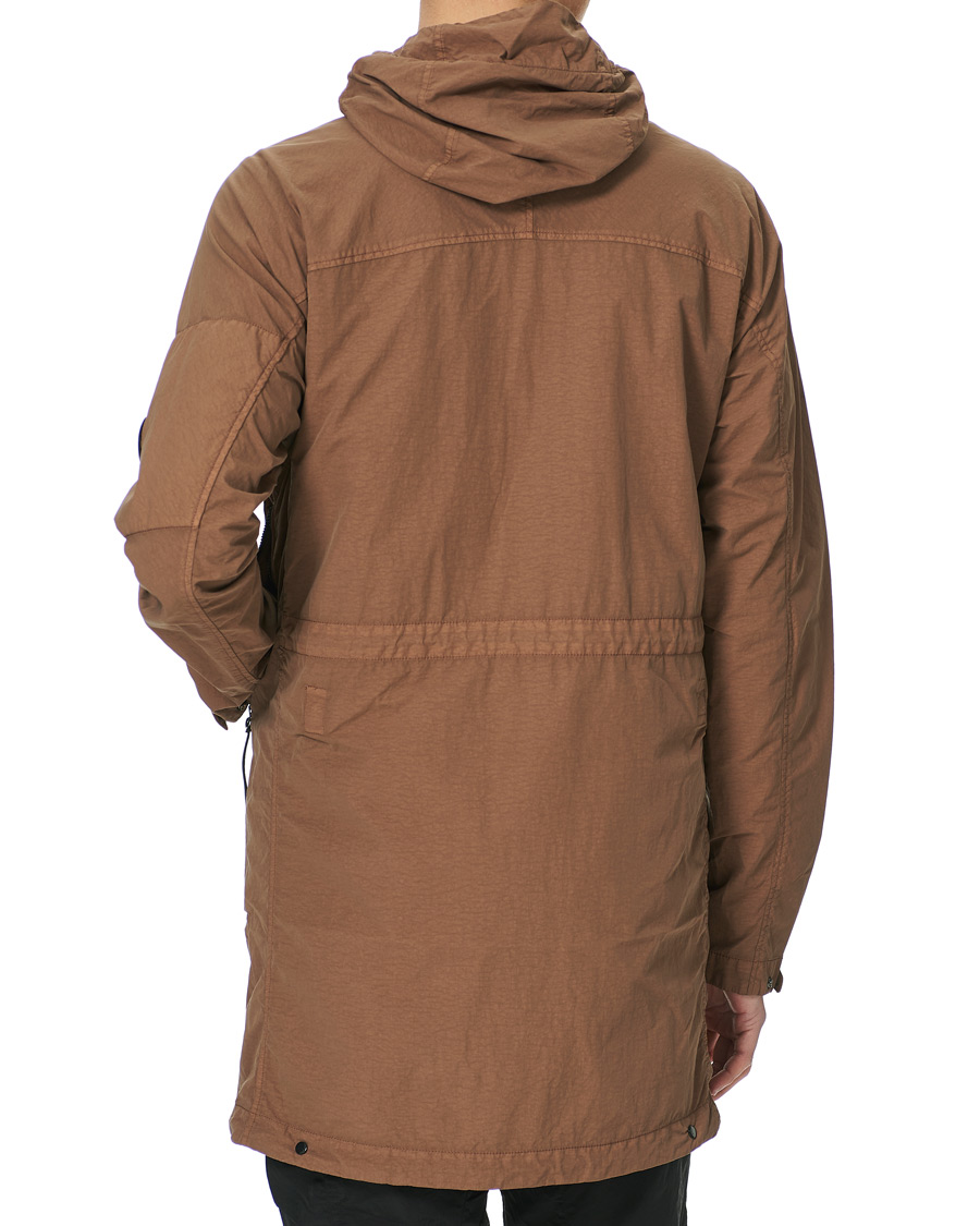 Herre | Jakker | C.P. Company | Flatt Nylon Long Jacket Brown
