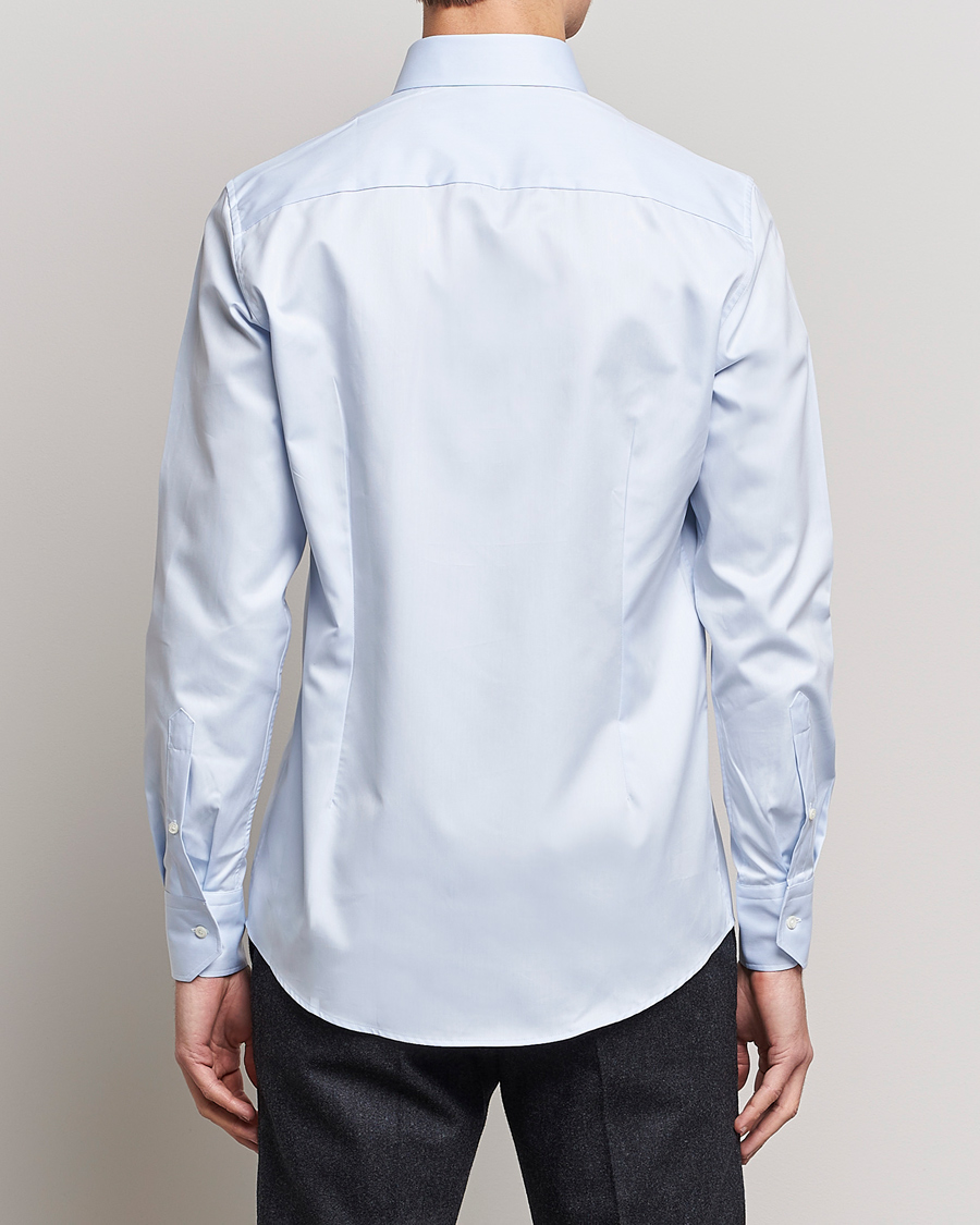 Herre | Skjorter | Stenströms | Slimline Cut Away Shirt Light Blue