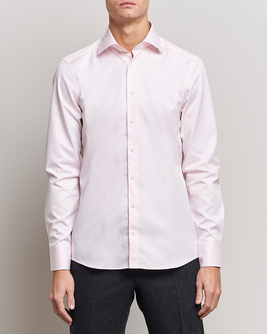 Herre | Businesskjorter | Stenströms | Slimline Cut Away Shirt Pink