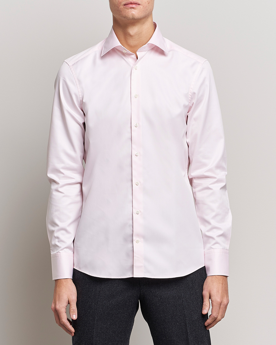 Herre | Formelle | Stenströms | Slimline Cut Away Shirt Pink