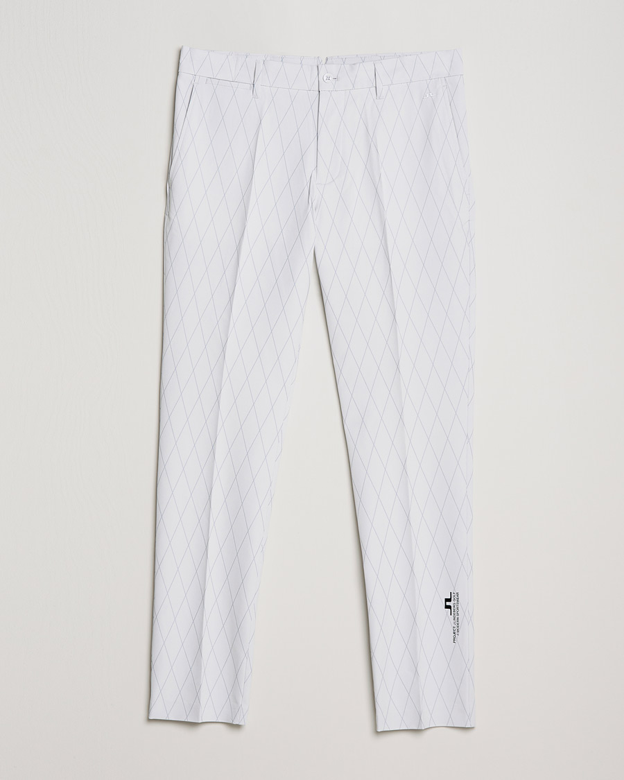 Herre | Bukser | J.Lindeberg | Active Argyle Golf Pants White