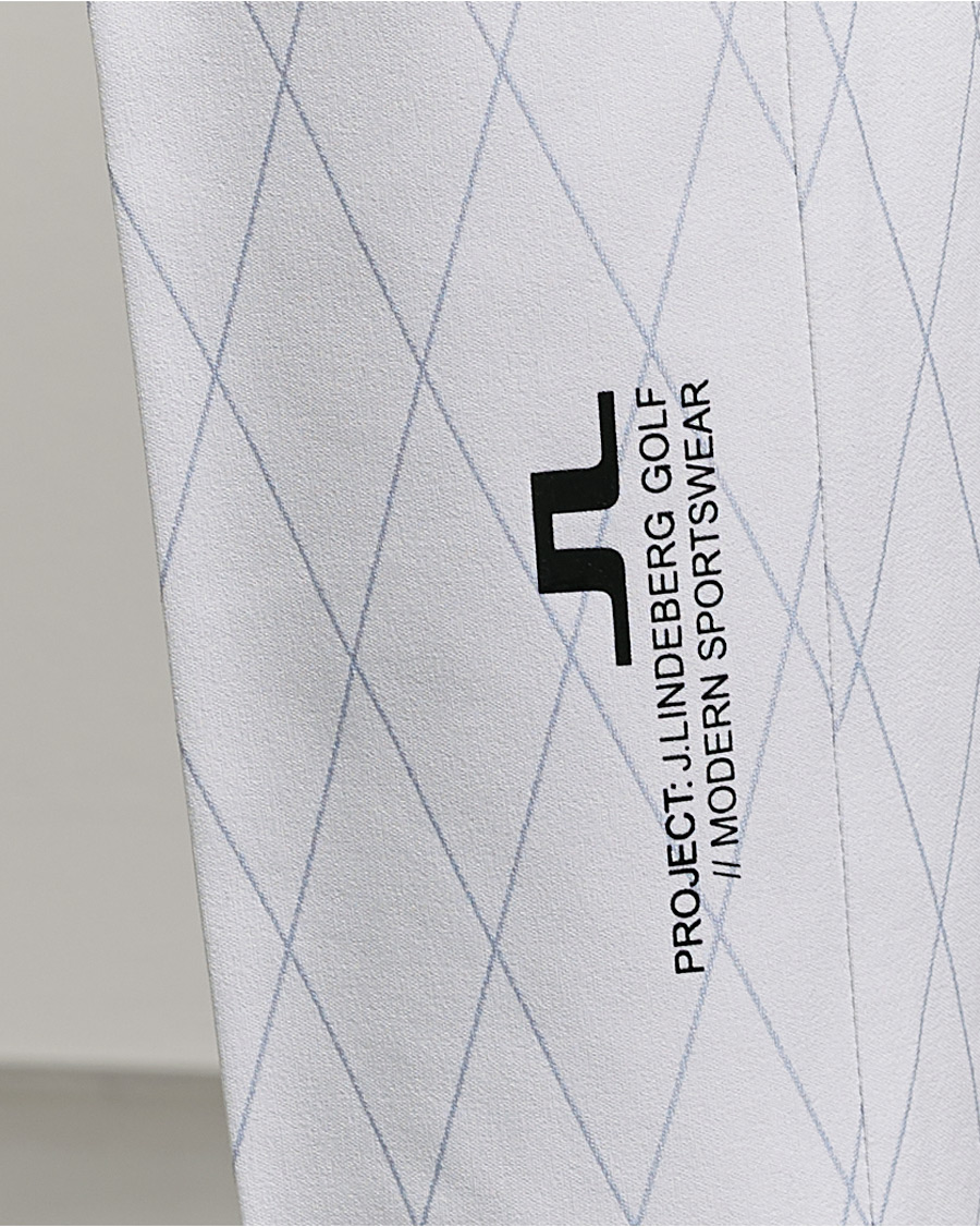 Herre | Bukser | J.Lindeberg | Active Argyle Golf Pants White